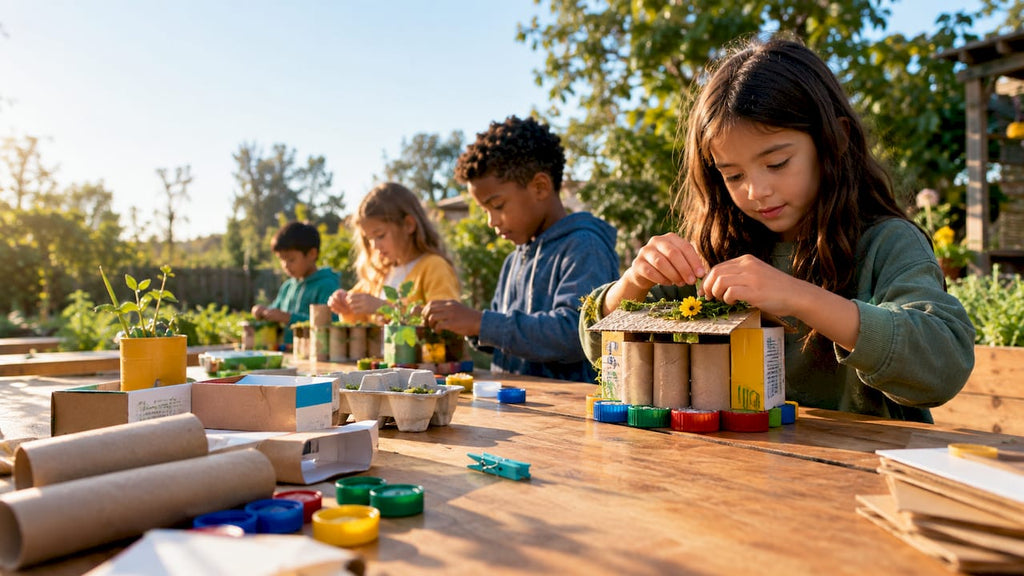 Age Graded Earth Day Recycled Art for Parents & Educators, EPA Backed