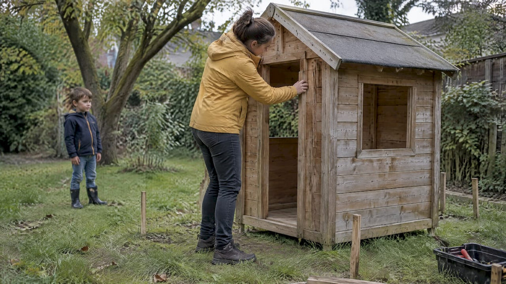 Comment faire son abri de jardin pour enfants en toute sécurité