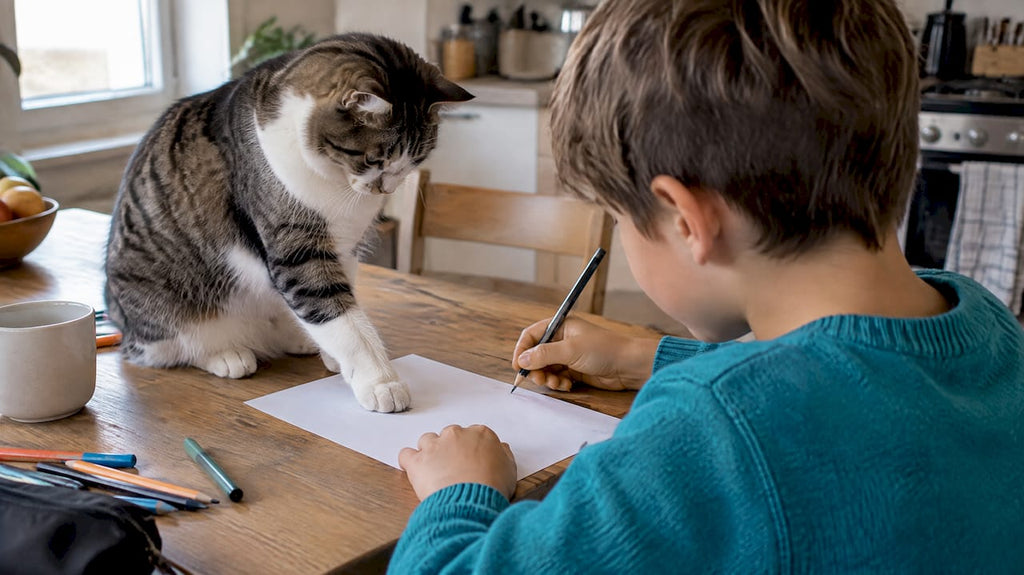 Dessin d'empreinte de chat : guide pour débutants et modèles à télécharger