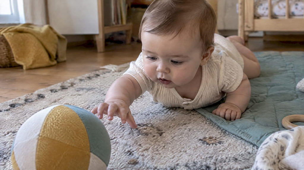 Raking Before Pinching: Fine Motor Skills at 6 Months