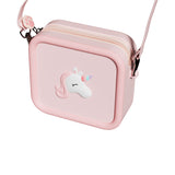 odalUnicorn Bag for pink Periwinkle the Unicorn digital kids camera, front view