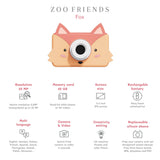 odalzoo friends fox digital kids camera, features