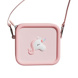 odalUnicorn Bag for pink Periwinkle the Unicorn digital kids camera, front view