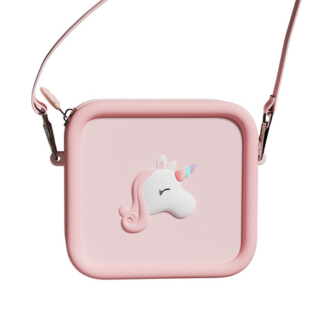 Unicorn Bag for pink Periwinkle the Unicorn digital kids camera, front view