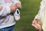 odalzoo walkie talkie set fox and unicorn, children are carrying the walkie talkies around their necks