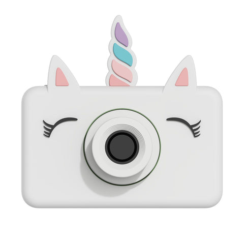 Zoo friends unicorn digital kids camera, front side