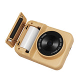 odalzoo print fox digital kids camera, front view without cover, open side to see print paper