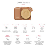 odalzoo print bear digital kids camera, features