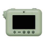 odalzoo print dino green digital kids camera, back side