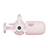 odaldigital kids zoo video unicorn, front view with handle and open screen