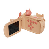 odaldigital kids zoo video fox, back side view, open screen and buttons