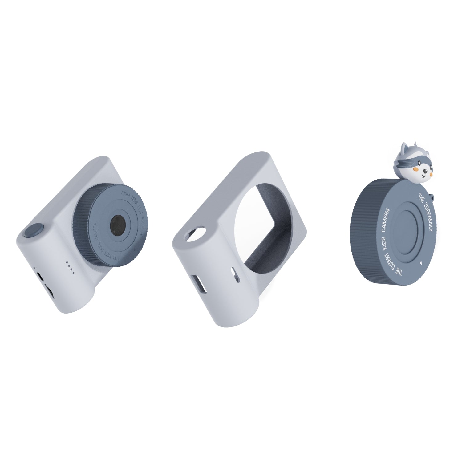 separate parts urban zoo raccoon