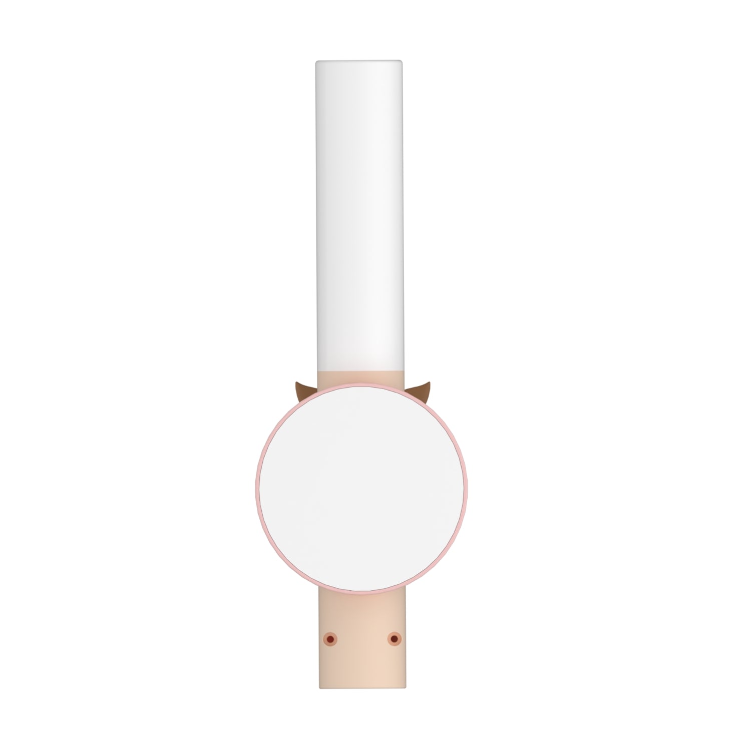 Wall-mounted deer lamp with a round base 