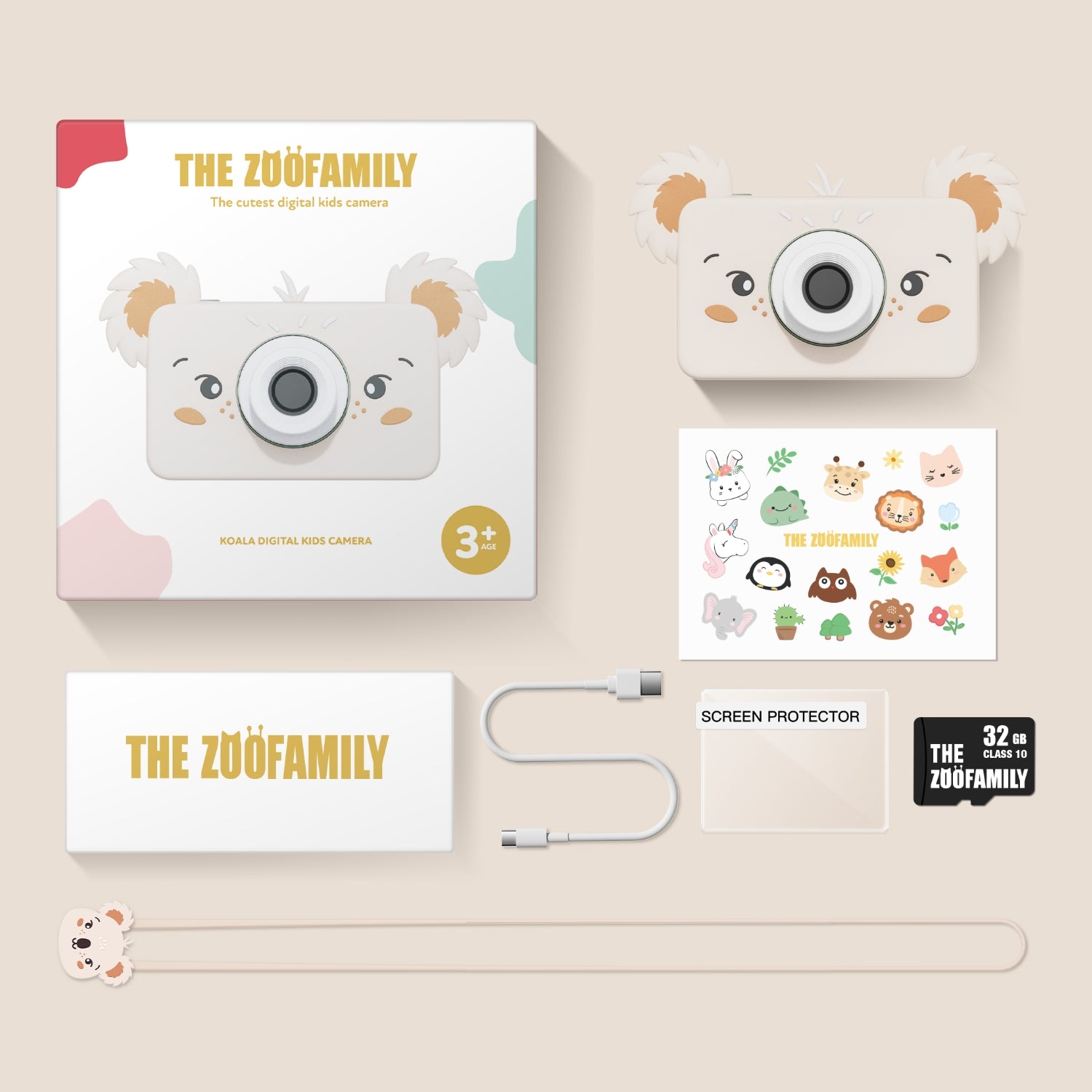 digital camera with accessories