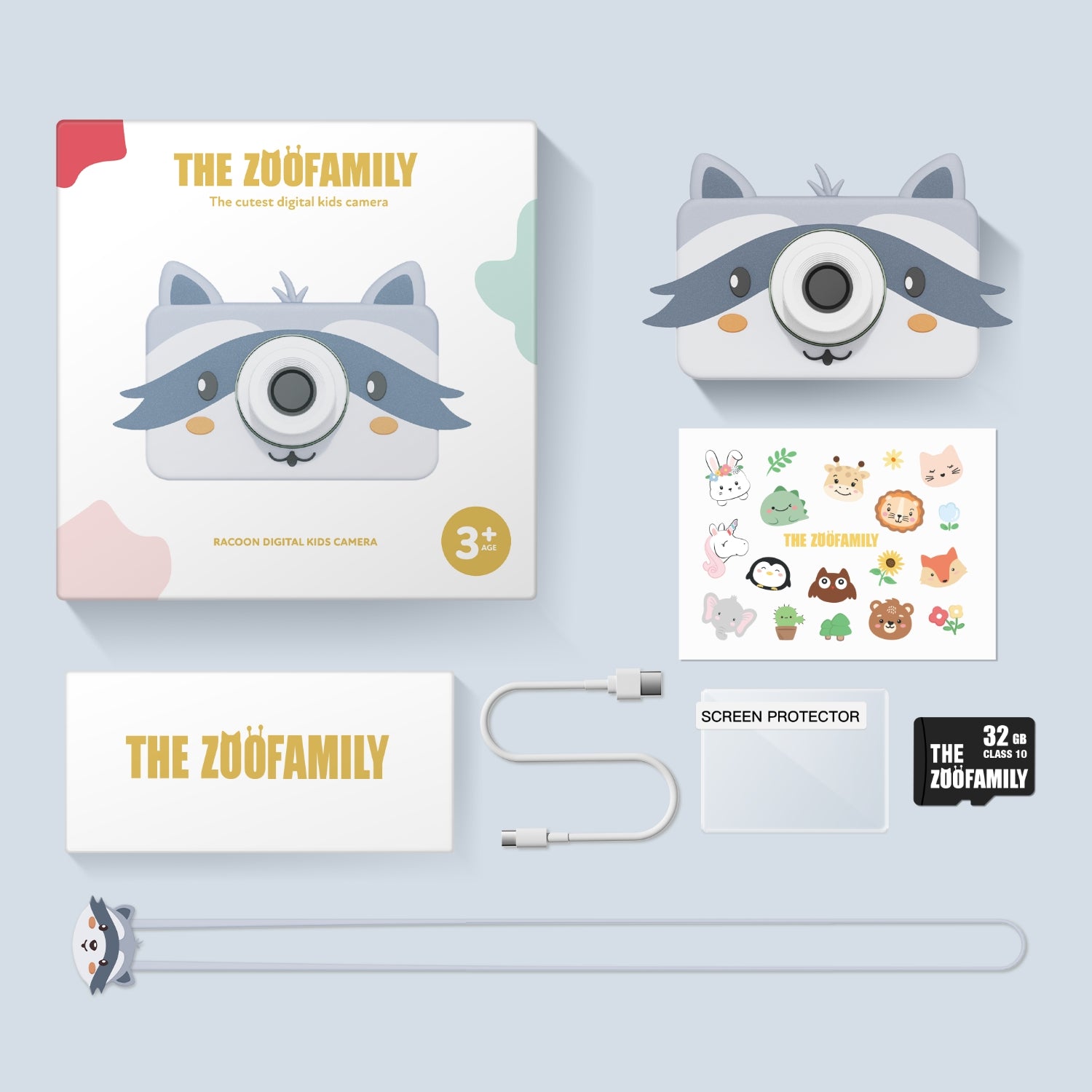 packaging zoofamily raccoon