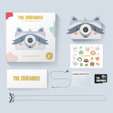 odalpackaging zoofamily raccoon