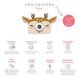 odalProduct packaging for 'Zoo Friends Deer' camera with features listed 