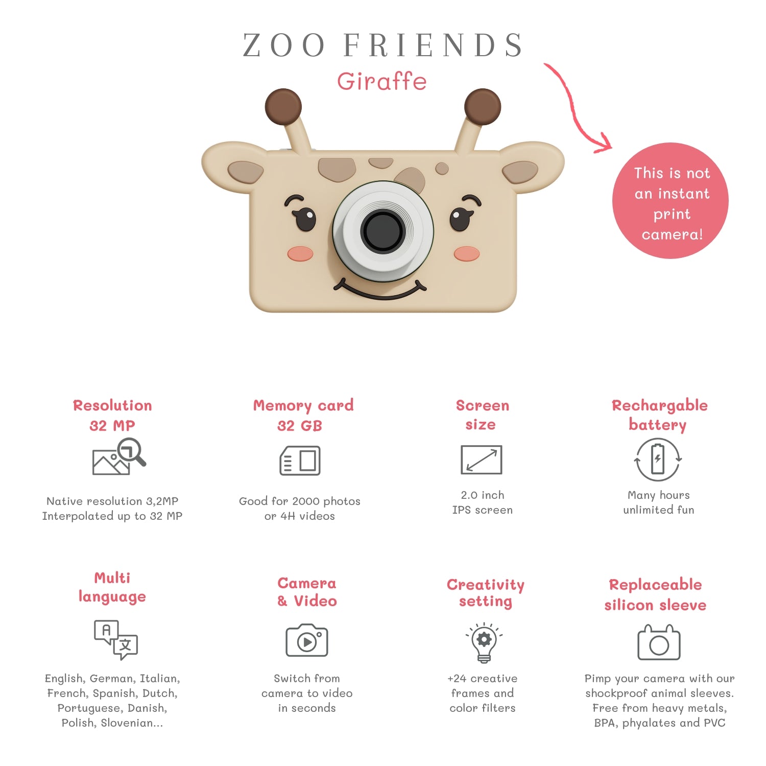 Zoo Friends - Girafe (nouveau)