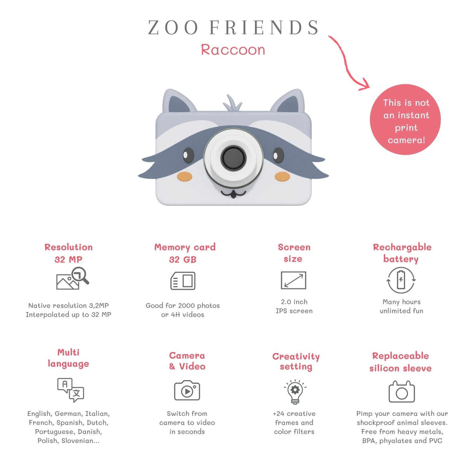 Zoo Friends – Waschbär