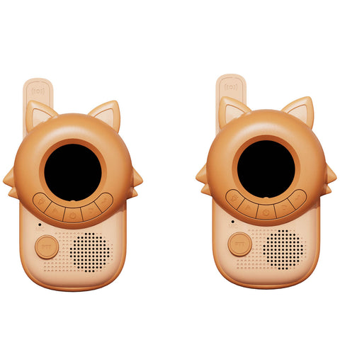 walkie talkies foxes, front side