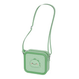 odalsilicon bag, dino green, front view, shoulderbelt