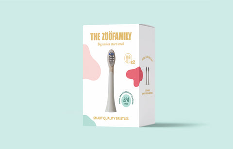 Zoo Toothbrush Bristle set of 2