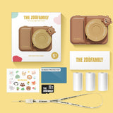 odalpackaging of zoo print bear digital kids camera