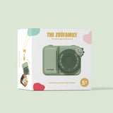 odalpackaging of zoo print dino green digital kids camera