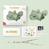 odalpackaging of zoo video dino green 