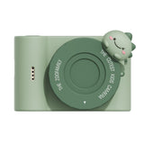 odalurban zoo dino green digital kids camera, front view