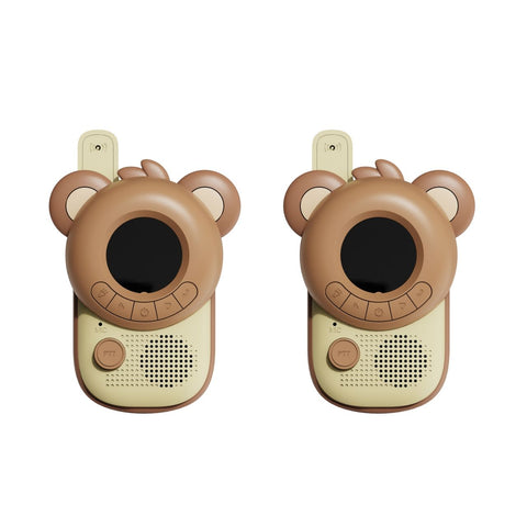 set of bear walkie talkie, front view