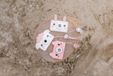 odaldigital kids camera pink zoo collection rabbit sheep pig necklaces