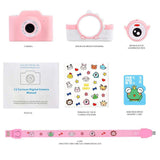 odaldigital kids camera pink dinosaur content packaging