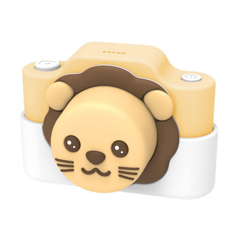 digital kids camera jungle collection yellow lion frontside