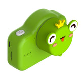 odaldigital kids camera prince frog green cartoon collection frontside topview