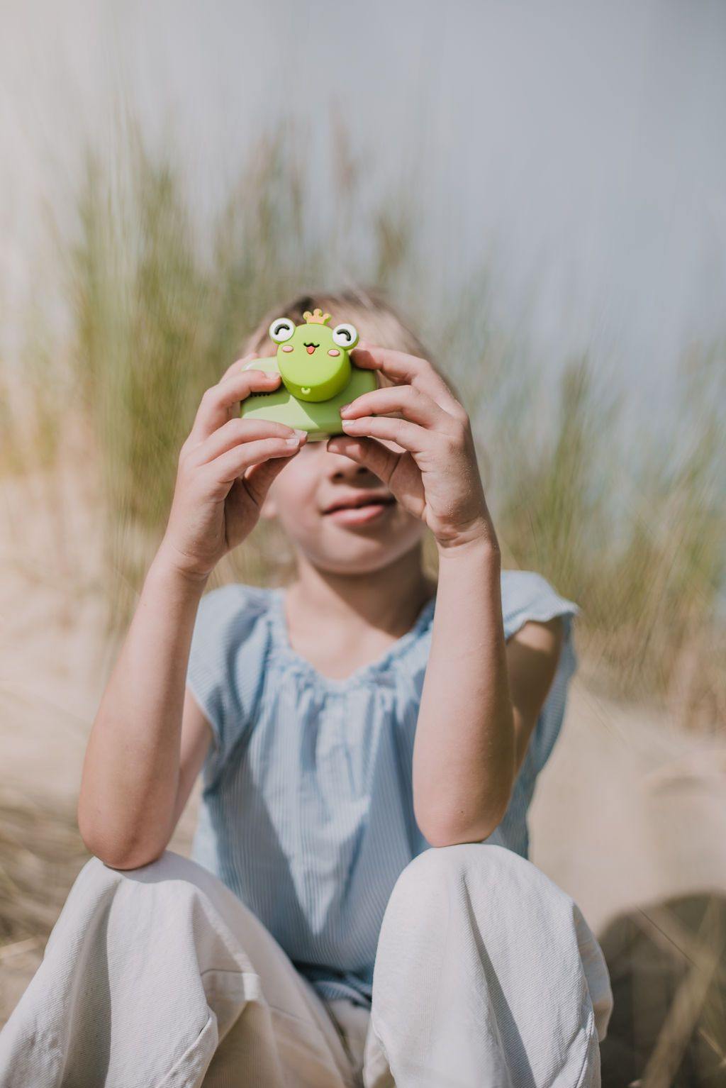 digital kids camera prince frog green cartoon collection girl