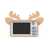 odaldigital kids camera with brown dear sleeve backside