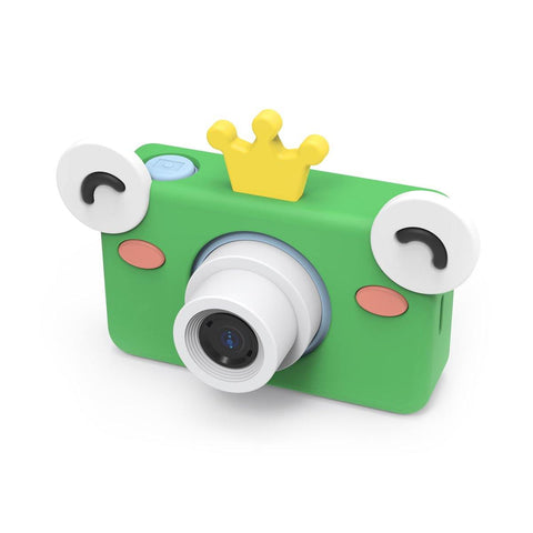 digital kids camera blue prince frog sleeve frontside