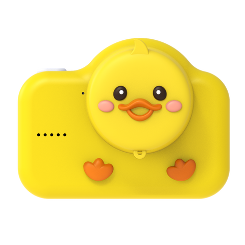walnut duck digital kids camera yellow lens protection cover 