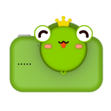 odaldigital kids camera prince frog green cartoon collection